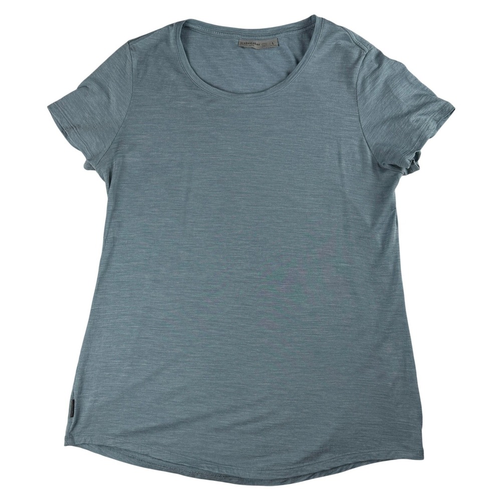 Icebreaker Women's Cool-lite Shirt Blue Large - Picture 5 of 8
